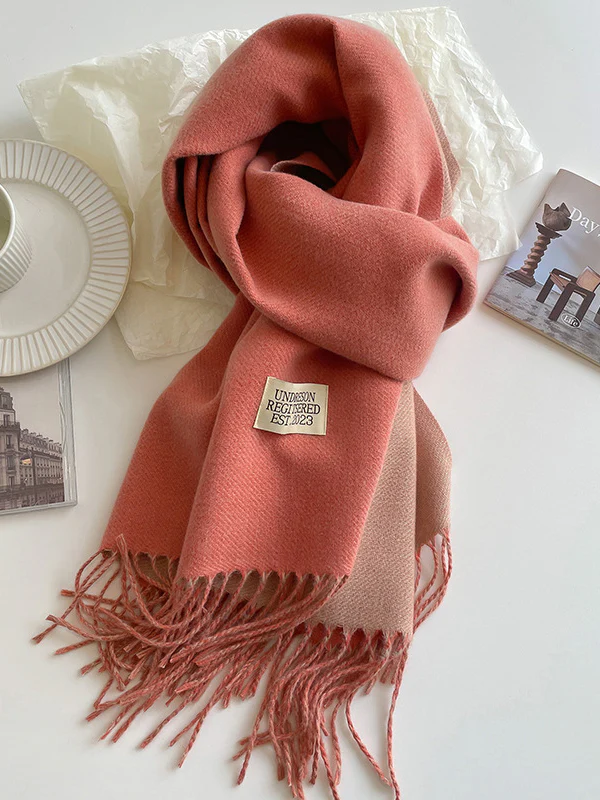 Keep Warm Tasseled Shawl&Scarf - Image 14
