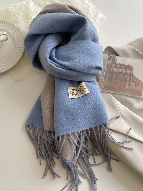Keep Warm Tasseled Shawl&Scarf - Image 16