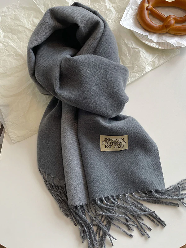 Keep Warm Tasseled Shawl&Scarf - Image 21