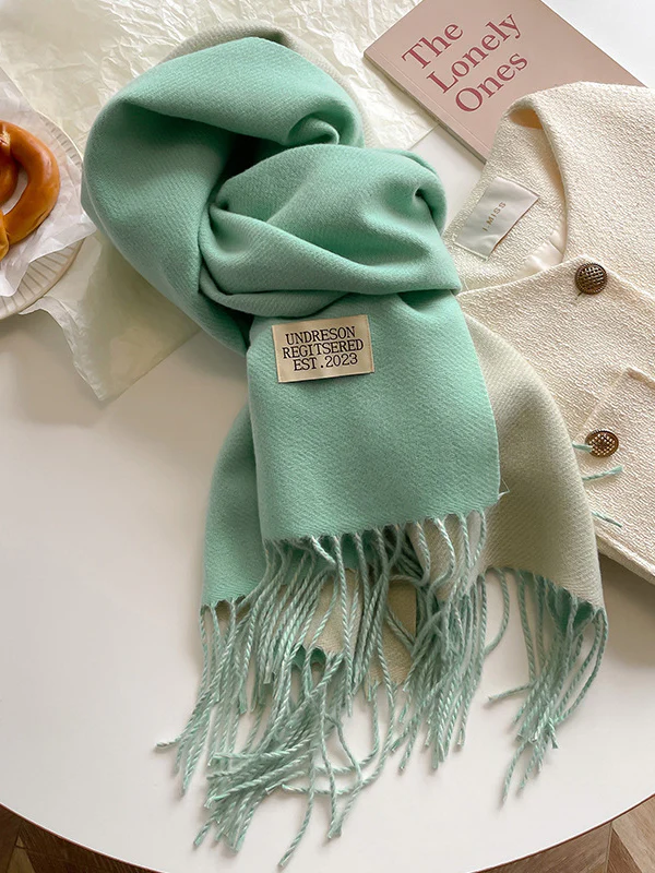 Keep Warm Tasseled Shawl&Scarf - Image 22