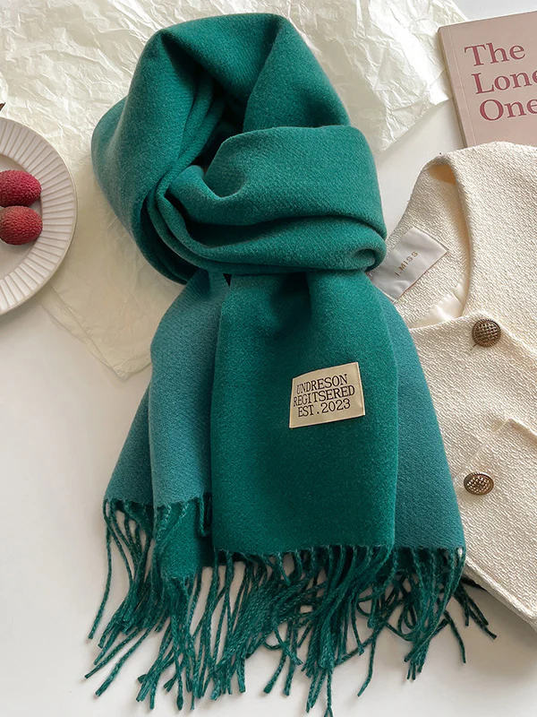 Keep Warm Tasseled Shawl&Scarf - Image 23