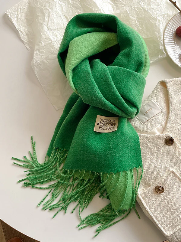 Keep Warm Tasseled Shawl&Scarf - Image 25