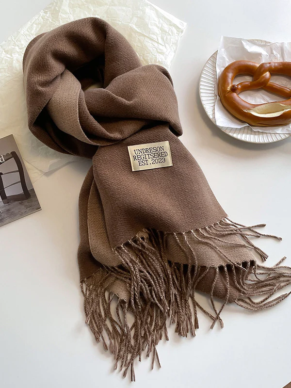 Keep Warm Tasseled Shawl&Scarf - Image 28