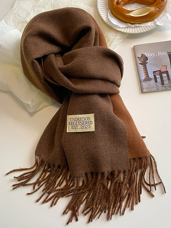 Keep Warm Tasseled Shawl&Scarf - Image 29