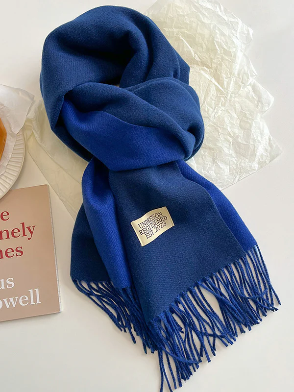 Keep Warm Tasseled Shawl&Scarf - Image 3