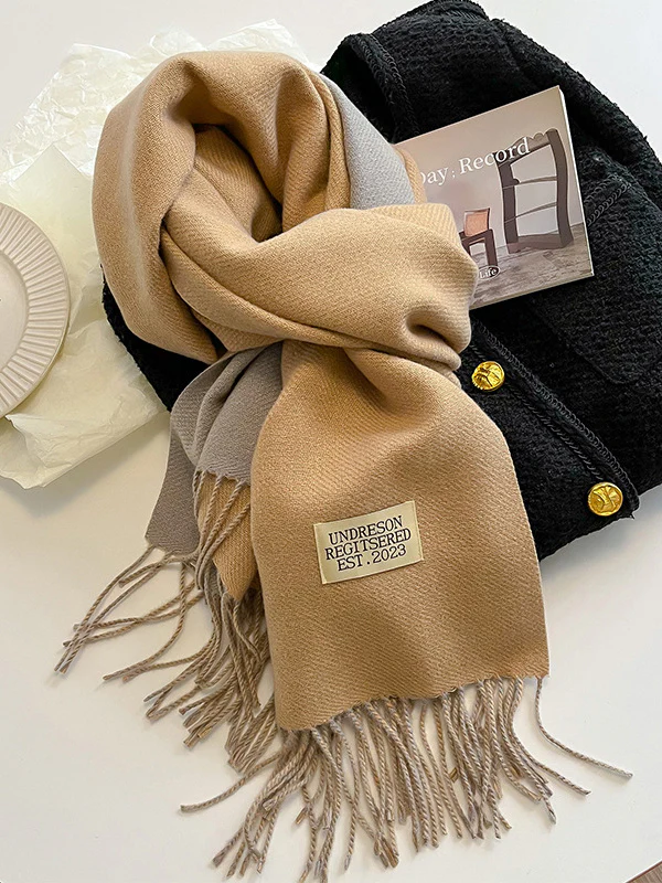 Keep Warm Tasseled Shawl&Scarf - Image 7