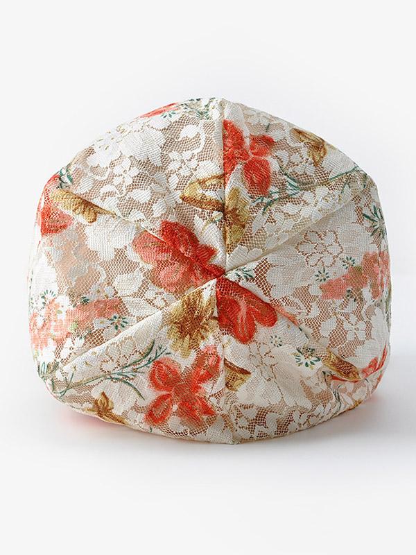 Lace-paneled Floral All seasons Hood - Image 10