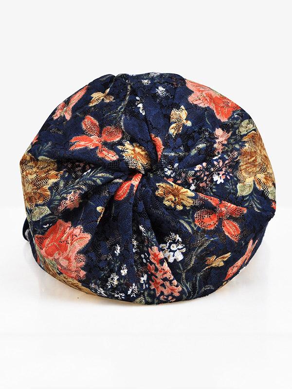 Lace-paneled Floral All seasons Hood - Image 4