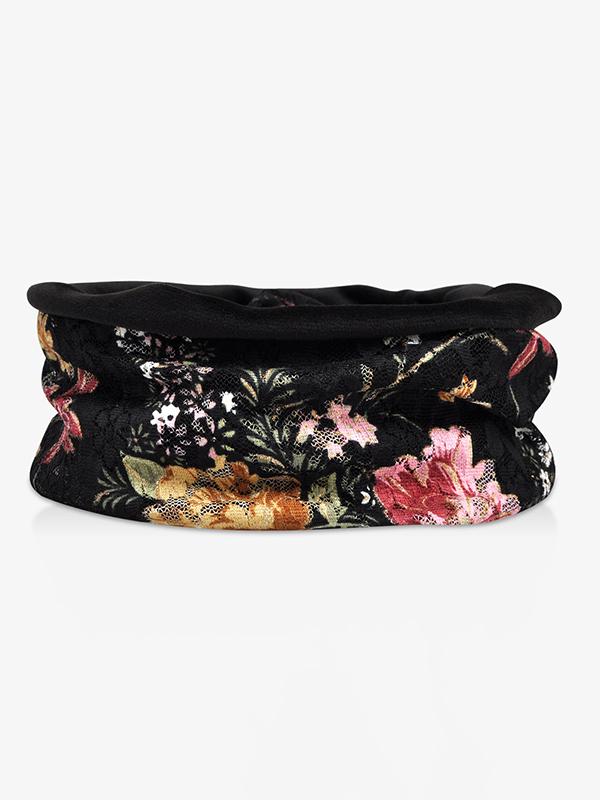 Lace-paneled Floral All seasons Hood - Image 5