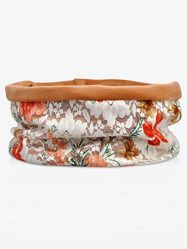 Lace-paneled Floral All seasons Hood - Image 6