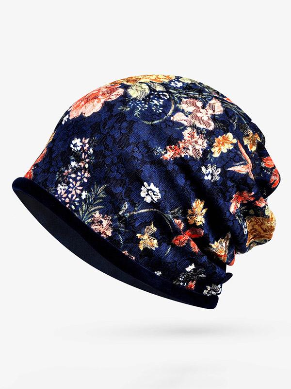 Lace-paneled Floral All seasons Hood - Image 9