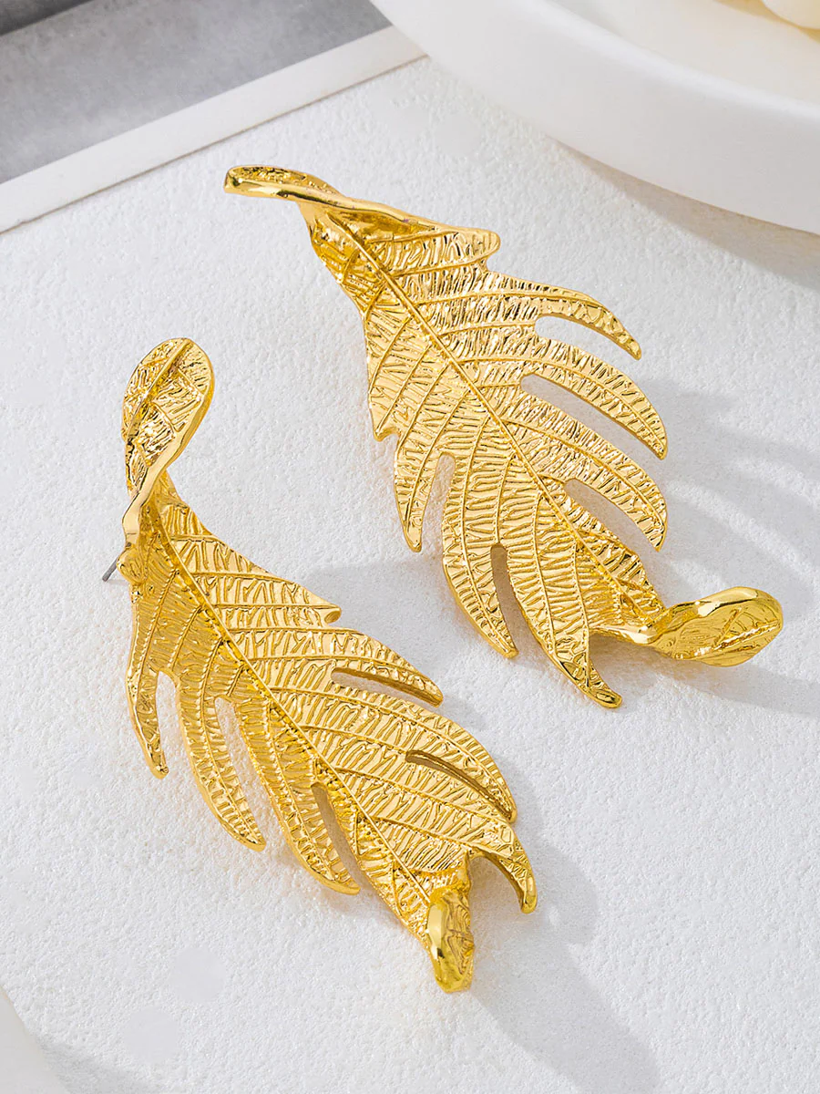 Leaves Shape Earrings Accessories - Image 4