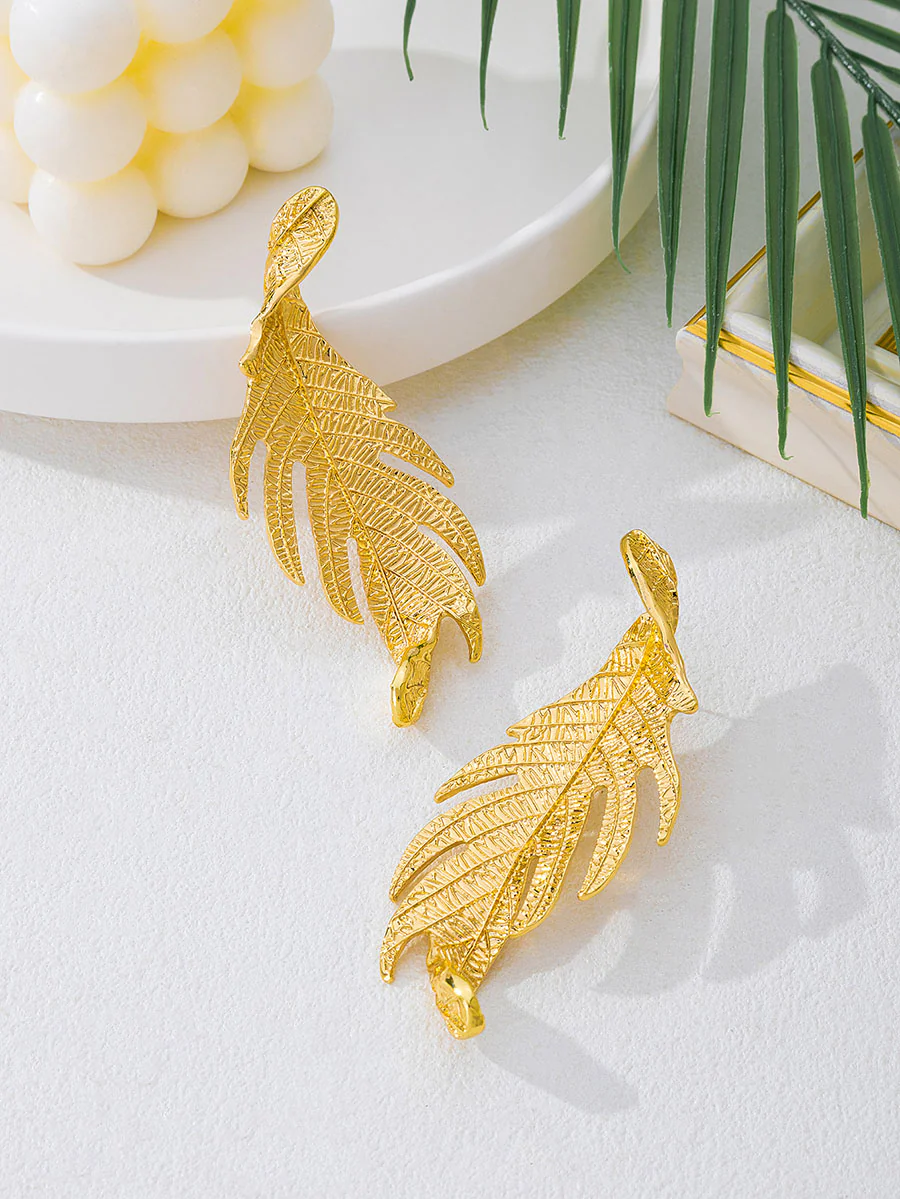 Leaves Shape Earrings Accessories - Image 5