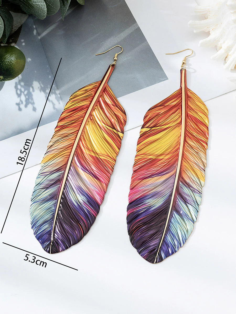 Leaves Shape Earrings Accessories - Image 7