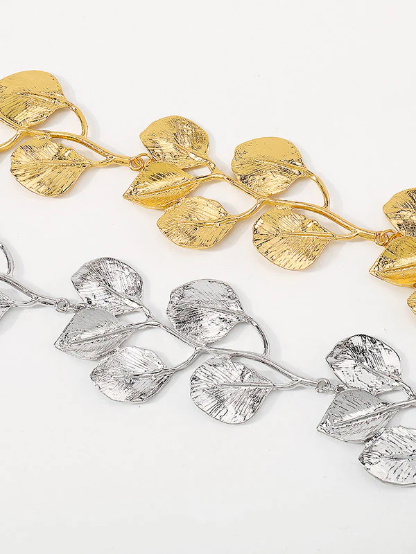 Leaves Shape Solid Color Necklaces Accessories - Image 12