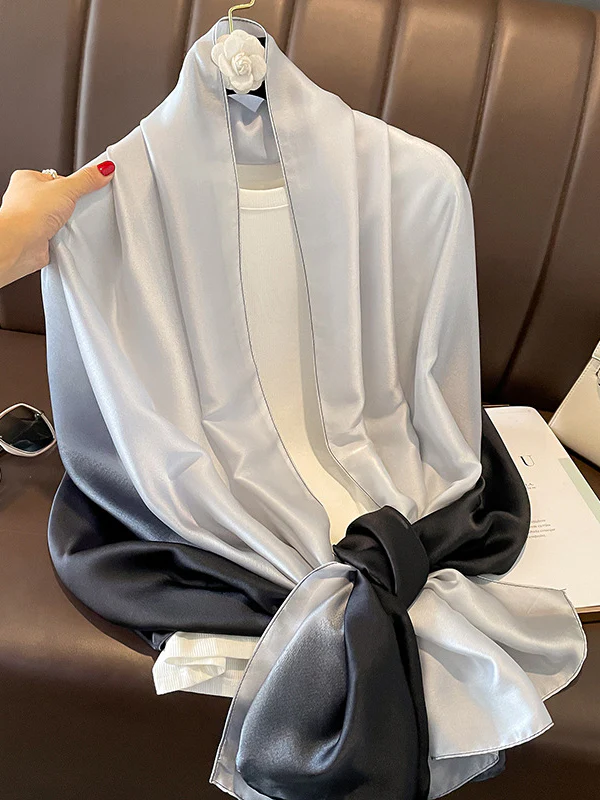 Leisure Fashion Gradient Keep Warm Scarf - Image 12