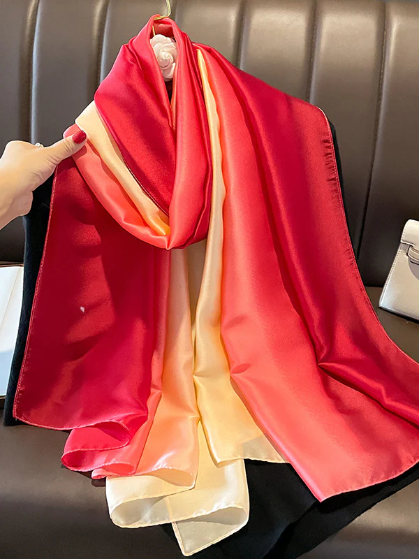 Leisure Fashion Gradient Keep Warm Scarf - Image 14