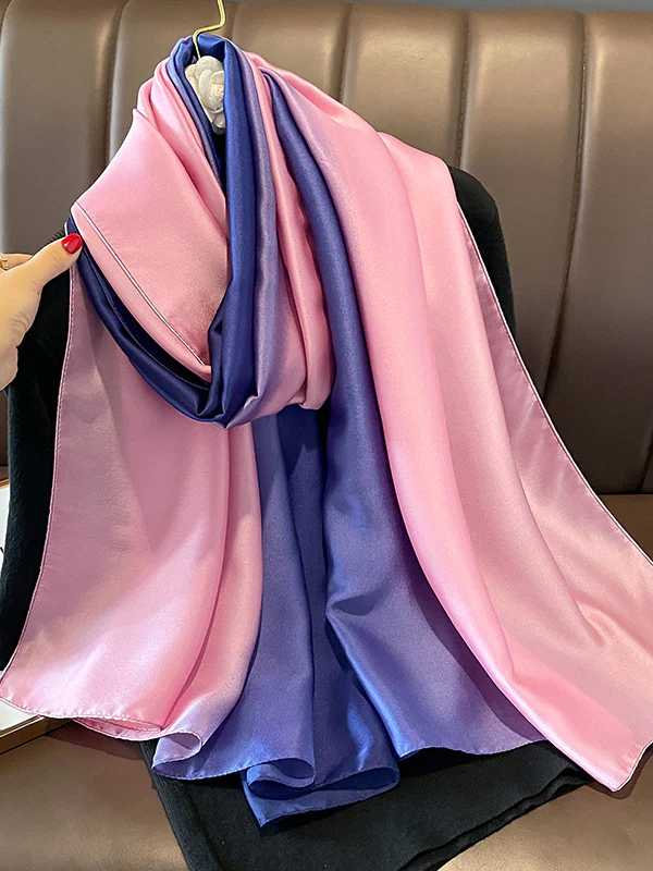 Leisure Fashion Gradient Keep Warm Scarf - Image 21
