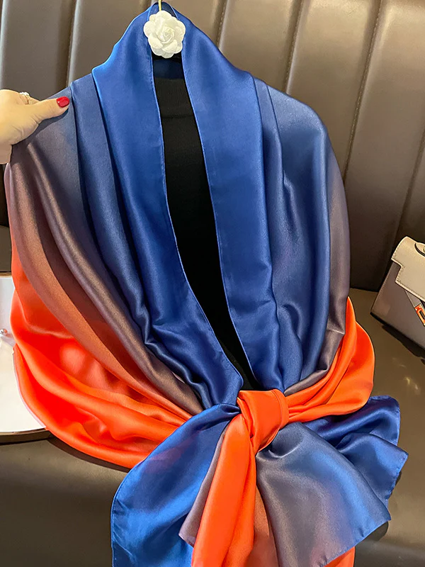 Leisure Fashion Gradient Keep Warm Scarf - Image 22