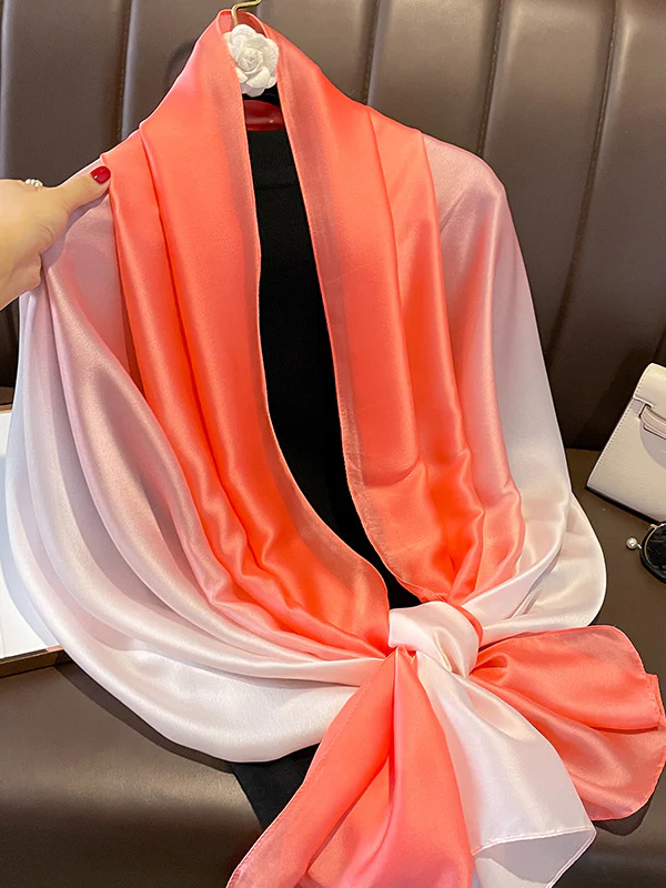 Leisure Fashion Gradient Keep Warm Scarf - Image 24