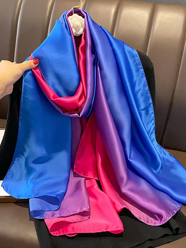 Leisure Fashion Gradient Keep Warm Scarf - Image 28