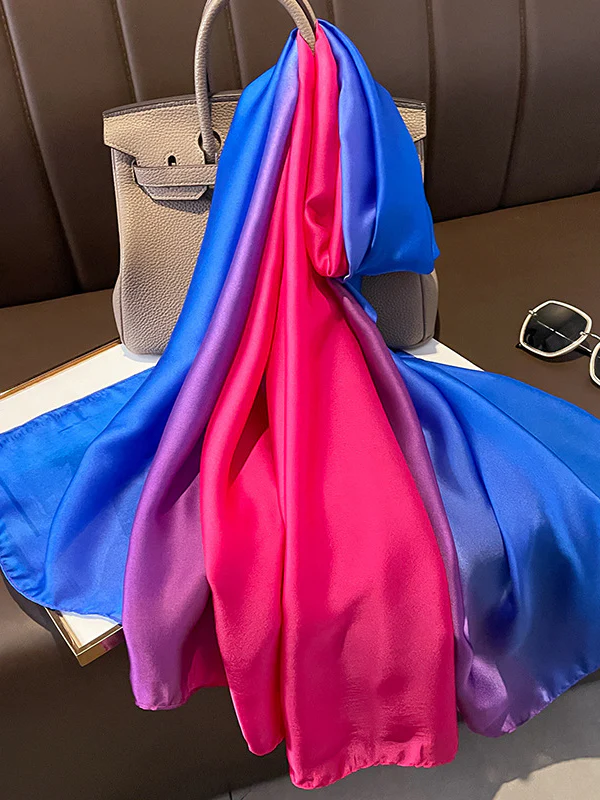 Leisure Fashion Gradient Keep Warm Scarf - Image 29
