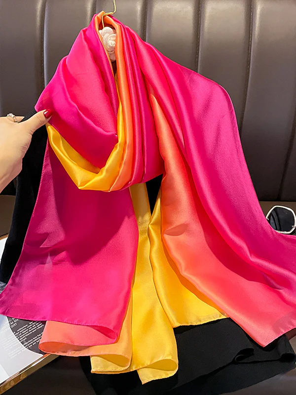 Leisure Fashion Gradient Keep Warm Scarf - Image 30