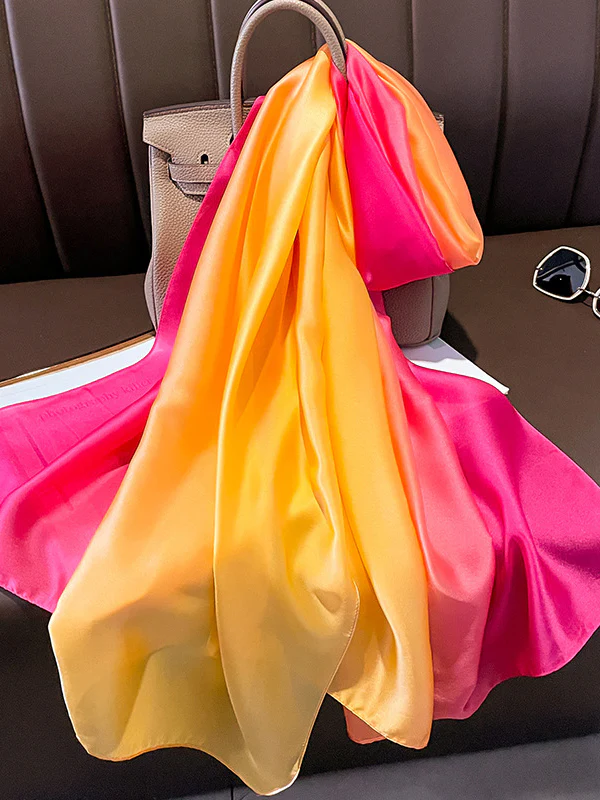 Leisure Fashion Gradient Keep Warm Scarf - Image 31