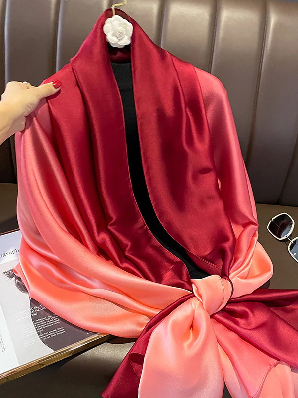 Leisure Fashion Gradient Keep Warm Scarf - Image 5