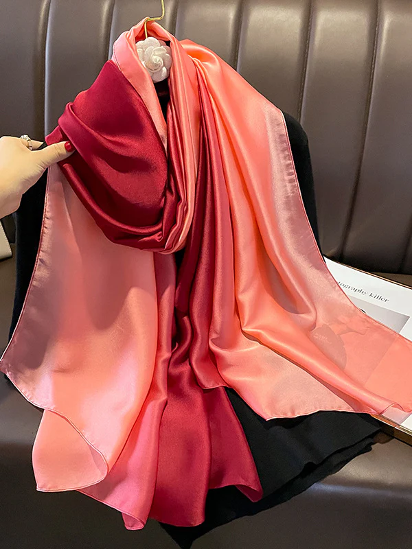 Leisure Fashion Gradient Keep Warm Scarf - Image 6