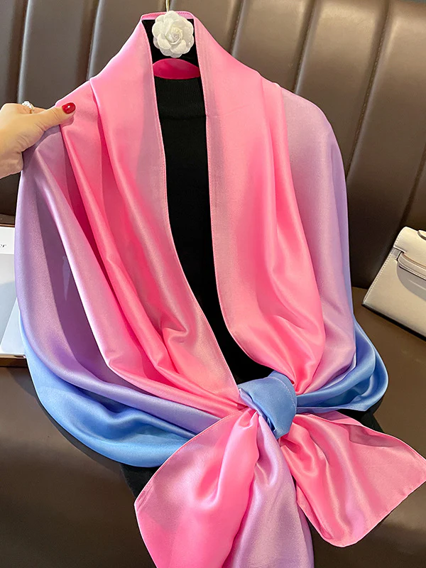 Leisure Fashion Gradient Keep Warm Scarf - Image 7
