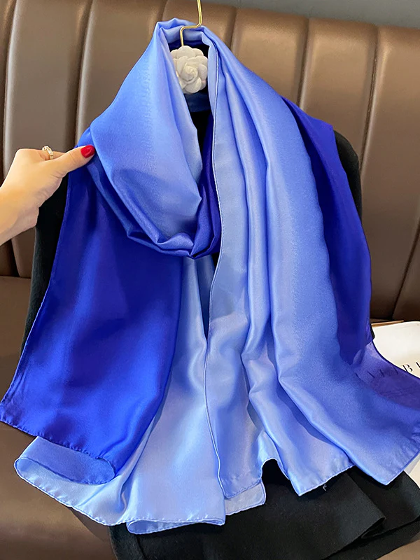 Leisure Fashion Gradient Keep Warm Scarf - Image 8