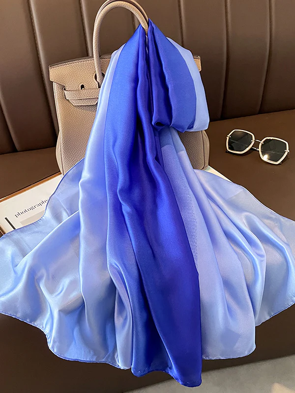 Leisure Fashion Gradient Keep Warm Scarf - Image 9