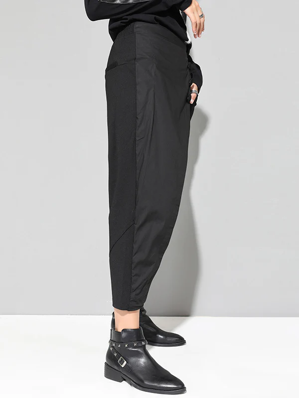 Leisure Fashion Irregularity Solid Color Harem Pants - Image 6