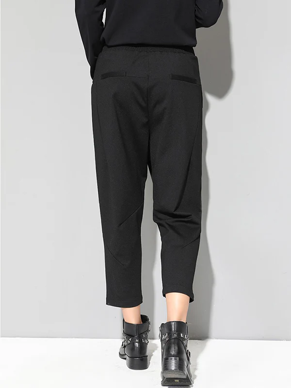 Leisure Fashion Irregularity Solid Color Harem Pants - Image 8