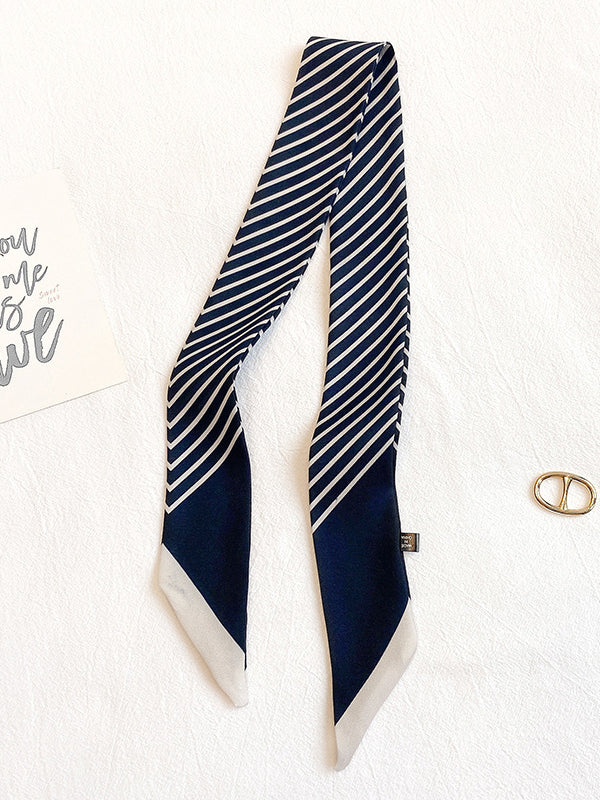 Leisure Fashion Striped Hair Band Scarf - Image 10