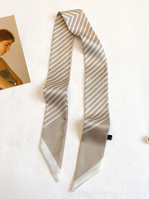 Leisure Fashion Striped Hair Band Scarf - Image 13