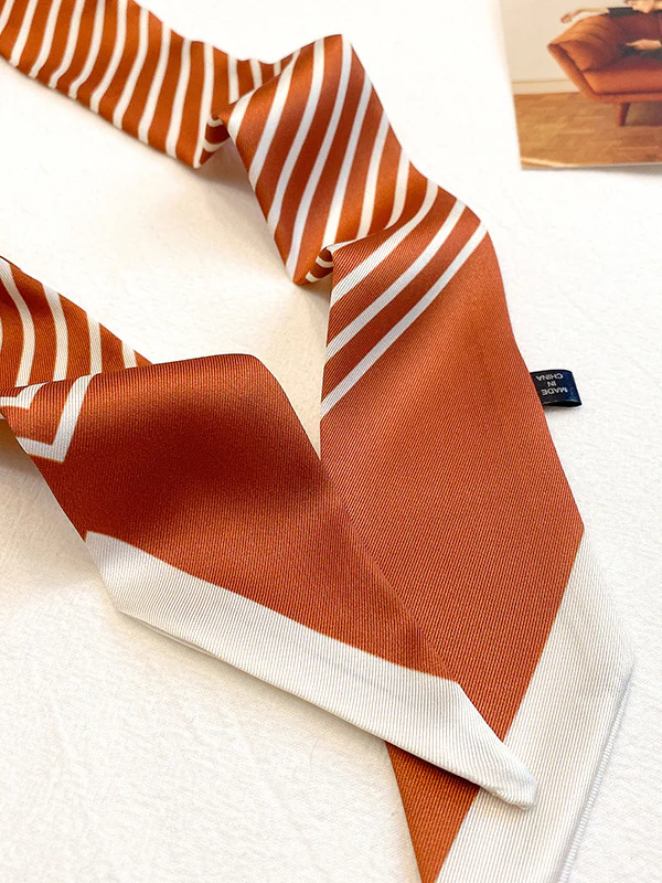 Leisure Fashion Striped Hair Band Scarf - Image 19