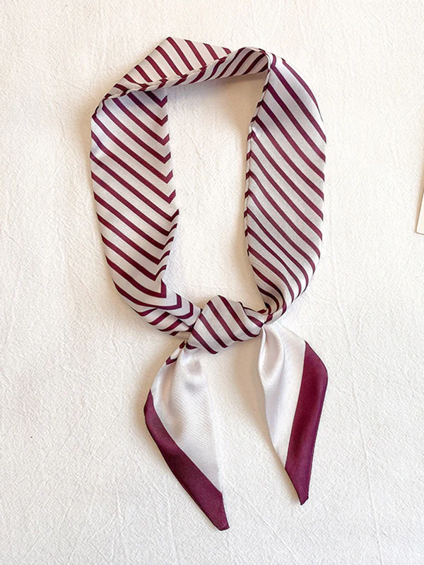 Leisure Fashion Striped Hair Band Scarf - Image 5