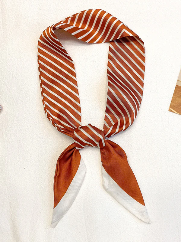 Leisure Fashion Striped Hair Band Scarf - Image 7