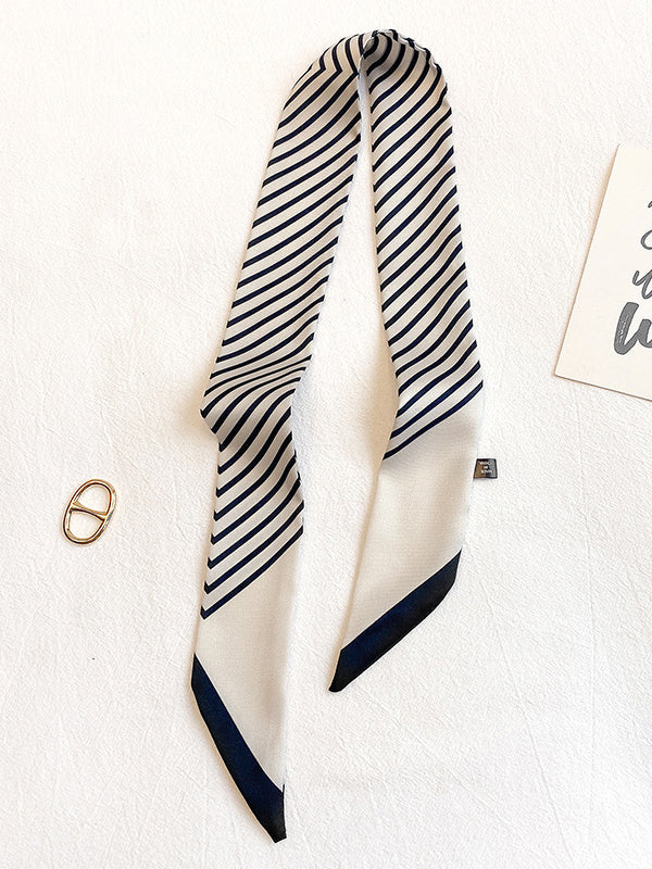 Leisure Fashion Striped Hair Band Scarf - Image 9