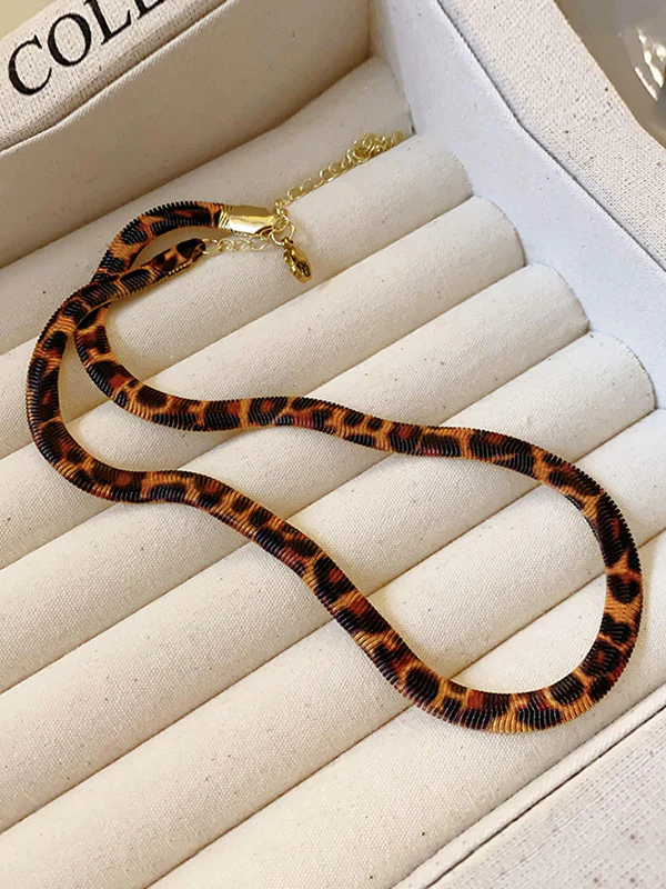 Leopard Snake Chain Necklaces Accessories - Image 10