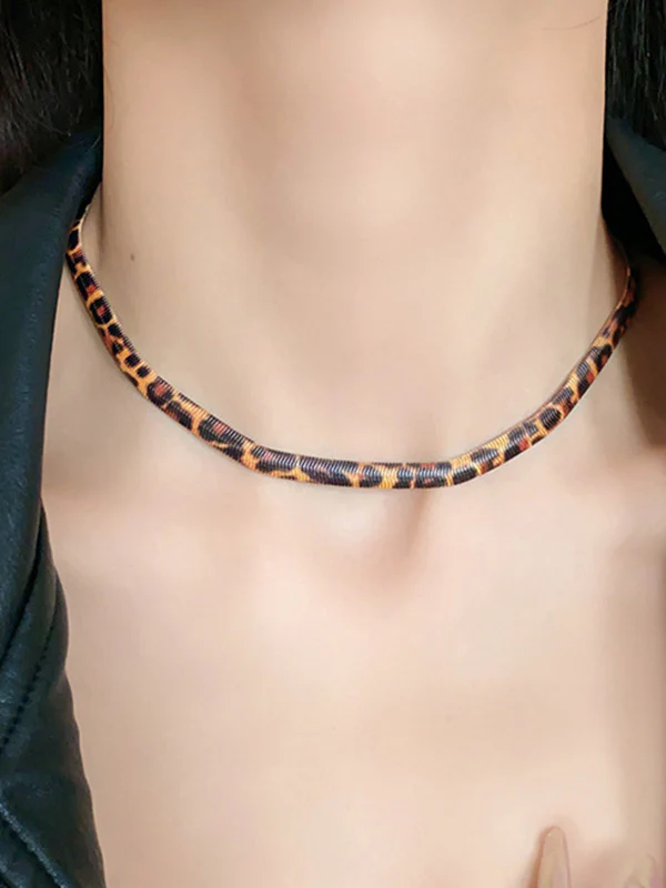 Leopard Snake Chain Necklaces Accessories - Image 6