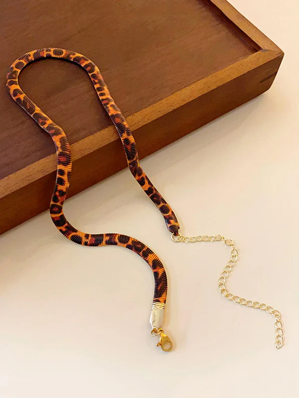 Leopard Snake Chain Necklaces Accessories - Image 8