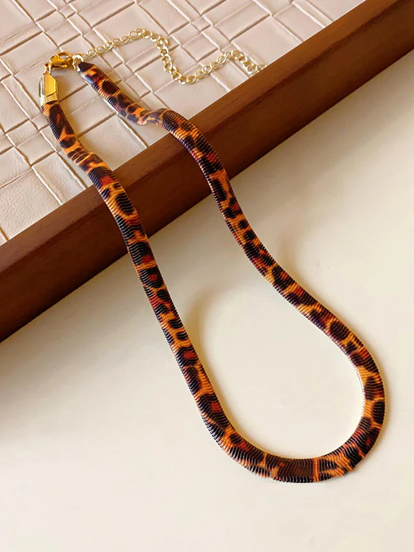 Leopard Snake Chain Necklaces Accessories - Image 9