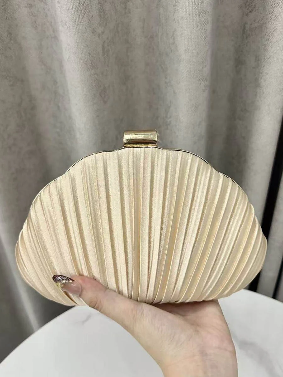 Lock Pleated Crossbody Bags Evening Bags & Clutches Mini Bags - Image 4