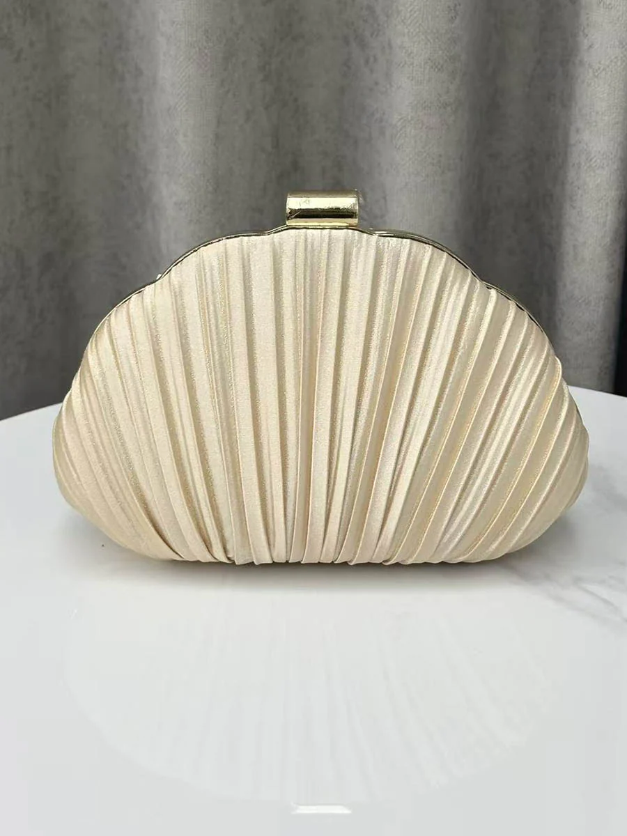 Lock Pleated Crossbody Bags Evening Bags & Clutches Mini Bags - Image 6