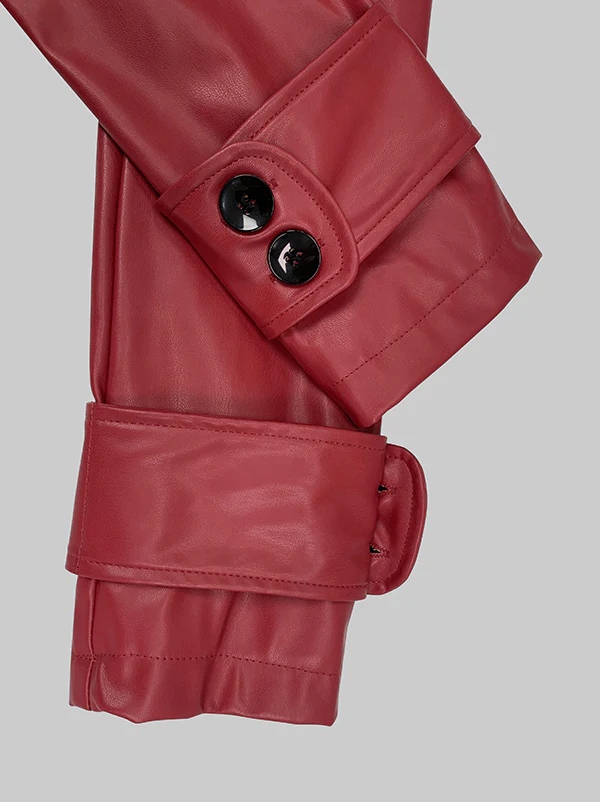 Long Sleeves Buttoned Solid Color Notched Collar Jackets&Coats Outerwear - Image 9