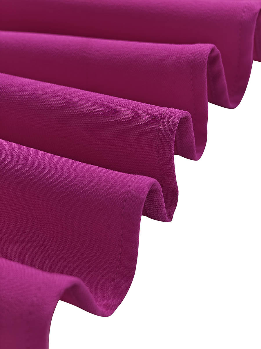 Long Sleeves Loose Pleated Solid Color Split-Joint Tiered Round-Neck Maxi Dresses - Image 17