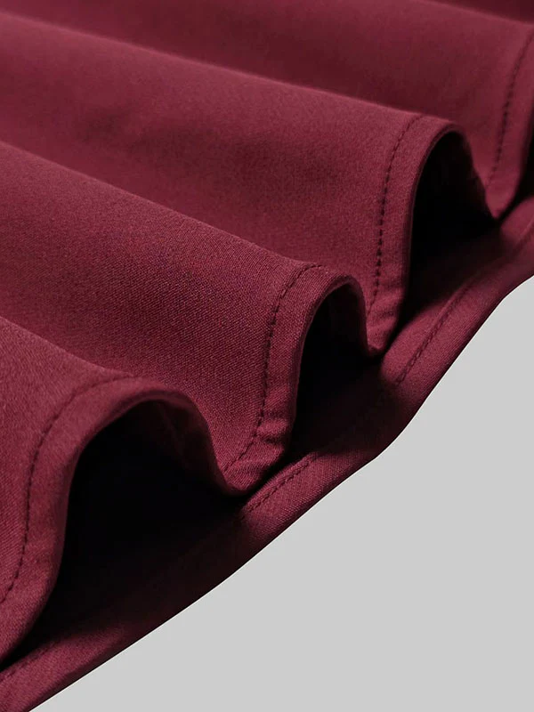 Long Sleeves Loose Solid Color Round-Neck Hoodies&Sweatshirt Tops - Image 12